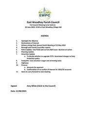 EWPC Meeting 26/06/23