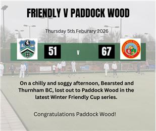 Friendly V Paddock Wood