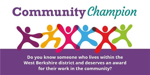 Community Champion Awards - West Berkshire Council: Community Champion Awards 2021