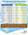 Christmas and New Year Bin Collection Calendar from Wealden District Council