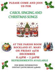 Carol Singing at The Parish Room