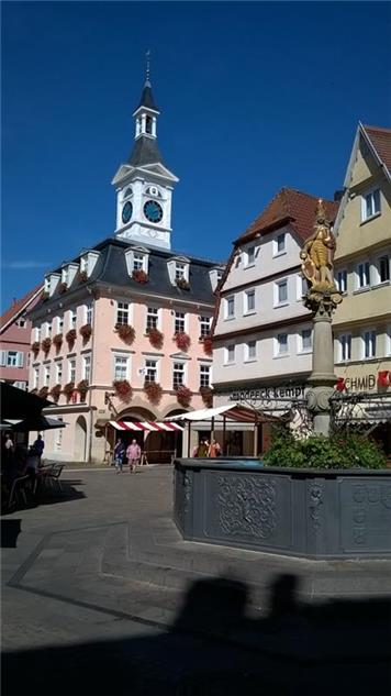 Aalen Old Town - Visitors coming from Aalen Germany 11th May 2017