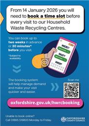 Booking for Household Waste Recycling Centres