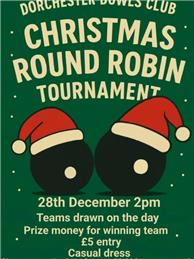 Christmas/New Year at Dorchester Bowls Club