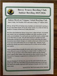 indoor bowling update from Sarah