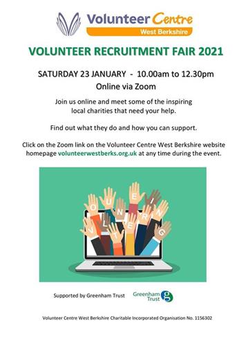  - Volunteer Centre West Berkshire: Online Volunteer Fair