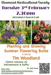 Talk on Tuesday 3rd Feb :-