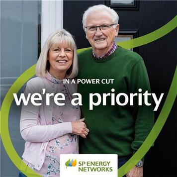  - Be prepared in the event of a power cut – sign up to SP Energy Networks’ free Priority Services Register