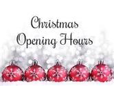 Christmas Opening Hours - Rackliff Centre