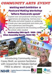 Community Arts Event-'Waiting Well' Exhibition