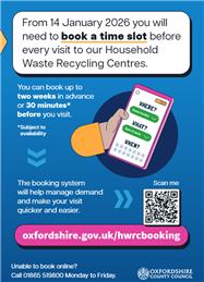 Booking now required at Oxfordshire County Council Recycling Centres