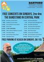 Dartford Borough Council invites you to - Have a seat and enjoy live outdoor music at Central Park's bandstand