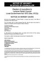 Casual Vacancy Lympne Parish Council