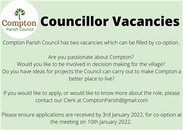 Councillor Vacancy