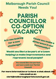 Parish Councillor Co-Option Vacancy