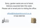 Garden Sacks - Out of stock
