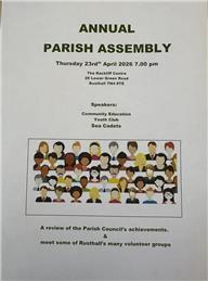 2026 Parish Assembly  Thurs 23rd April 7.00pm