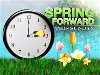 Clocks - 'Spring Forward' this Sunday 22.03.26