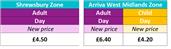 Arriva Fare Changes from 27th February 2022