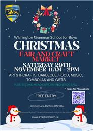 Wilmington Grammar School for Boys Christmas Fair & Craft Market