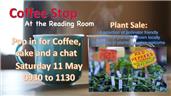 Coffee Stop 11 May (& Plant Sale)