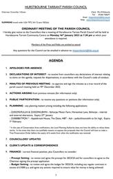 January Parish Council meeting