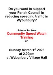 Community Speed Watch Training