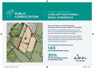 PUBLIC CONSULTATION - Wain Estates