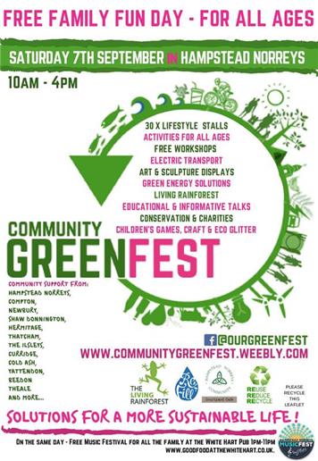  - GreenFest - Saturday 7th September