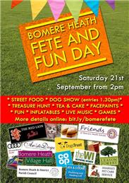 Bomere Heath Fete Update : Confirmed attendees