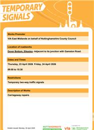 Roadworks Bulletin