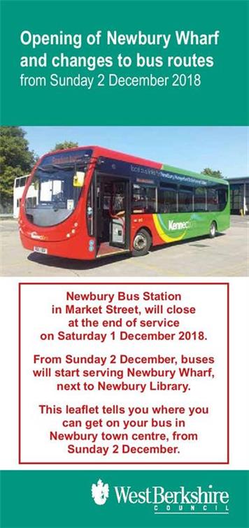  - Information from West Berkshire Council: Changes to Bus Timetable
