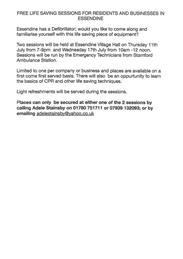 Free Training Session