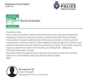 Neighbourhood Watch Alerts