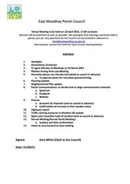 EWPC Meeting 26/04/21