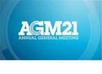 AGM- Monday 8th November
