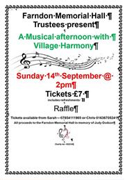 Village Harmony comes to Farndon