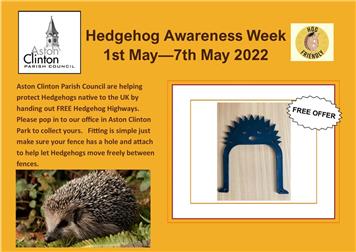 Hedgehog Awareness Week