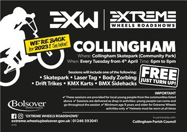  - Extreme Wheels is back in Collingham Skatepark!
