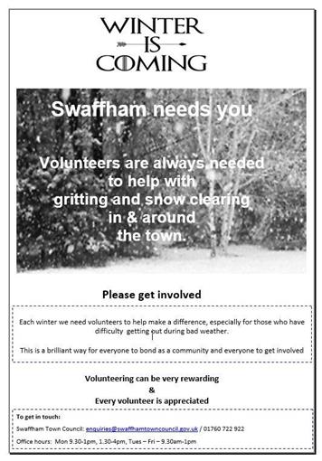  - Swaffham Needs You....