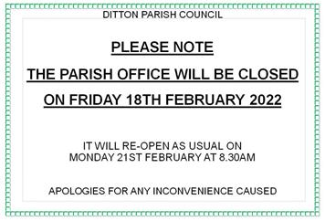 Parish Office Closure