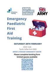 Emergency Paediatric First Aid Training