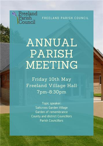  - Freeland Annual Parish Meeting