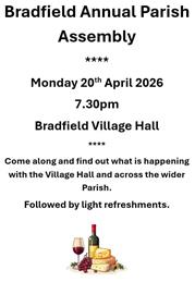 Bradfield Annual Parish Assembly - Monday 20th April
