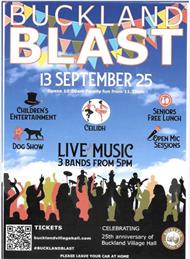 Buckland Blast - Saturday September 13th