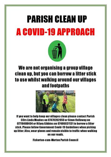  - Help keep our Villages clean