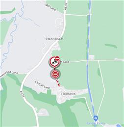 Temporary Road Closure Hardys Lane, Audlem