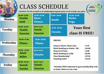  - New Class Timetable as of February 2023