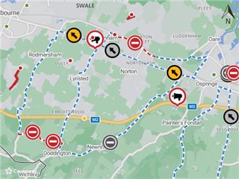Temporary Road Closure - Faversham Road, Newnham - 23rd November 2026