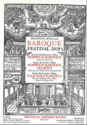 - Swaffham Arts - Baroque Festival 2018
